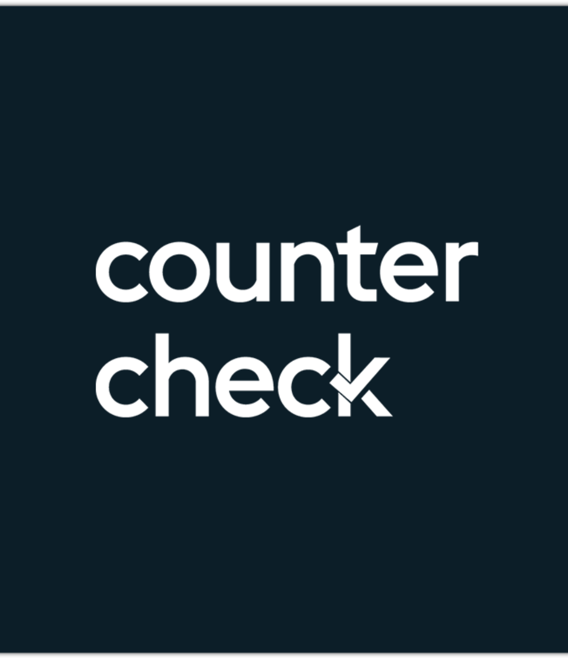 Countercheck-logo-blue-background